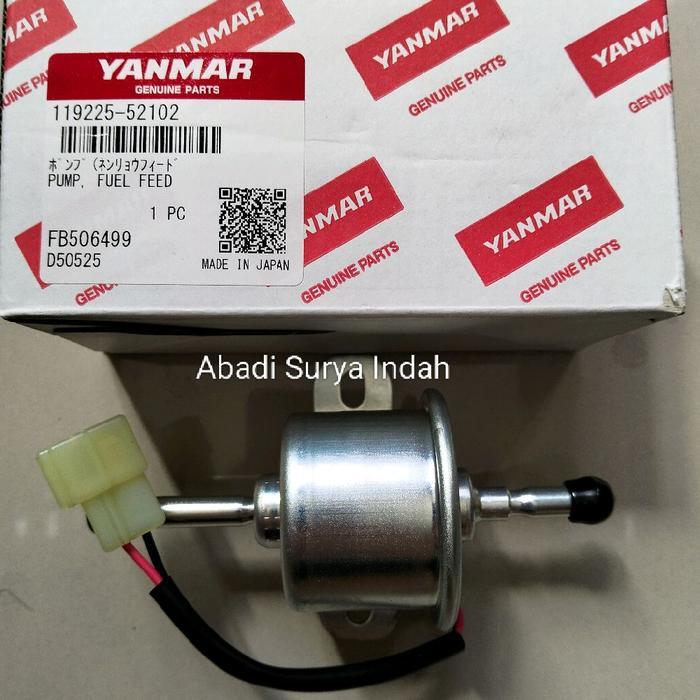 119225-52102 Pump Fuel Feed Feed Pump 4TNV98T-GGE ELECTRIC ORIGINAL YANMAR