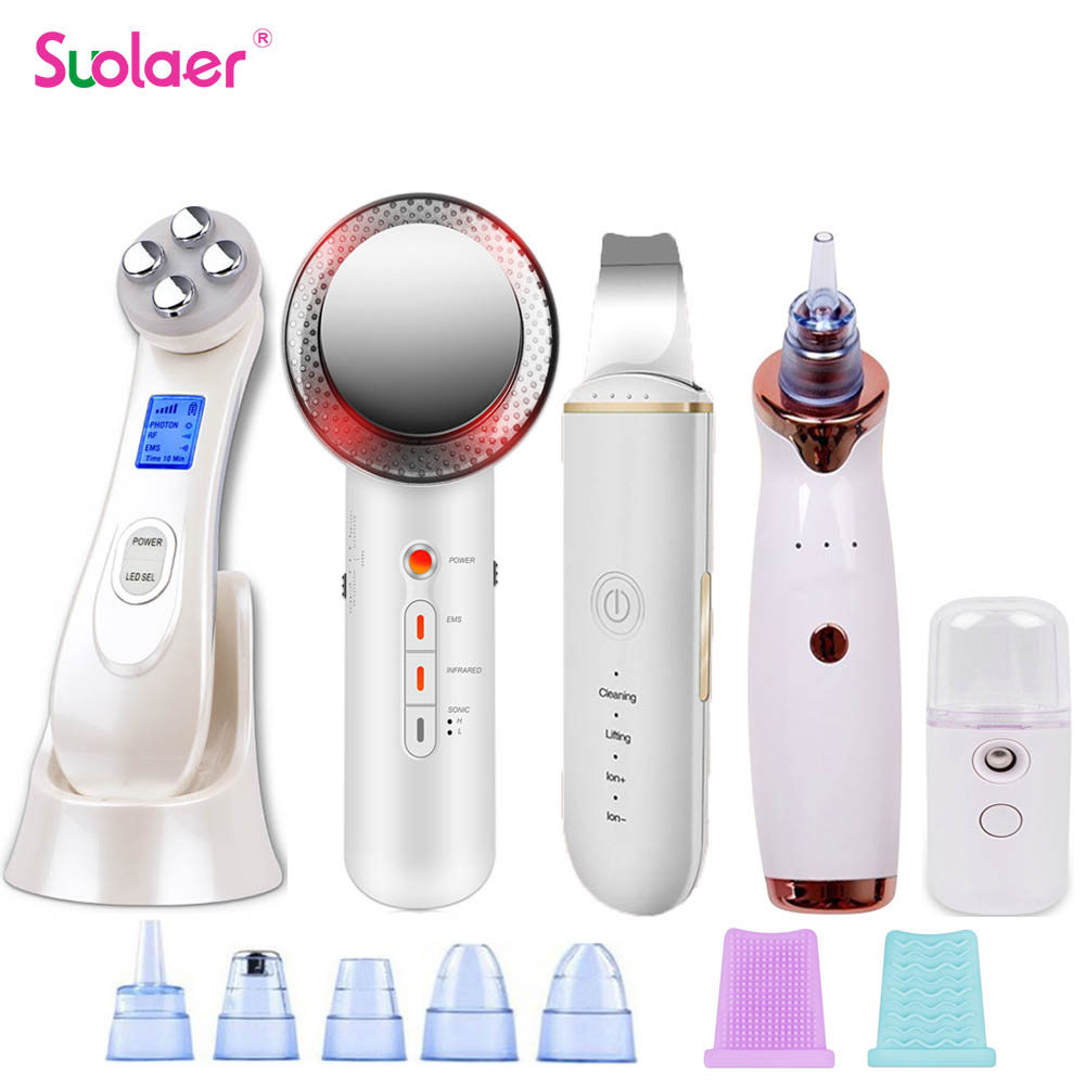 Best RF&EMS Electroporation Mesotherapy Facial Massager Ultrasound