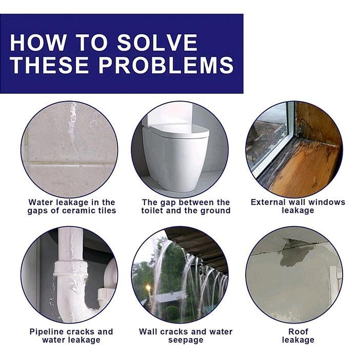 Jaysuing Lem Transparan Anti Bocor Lem Perekat Bening Anti Bocor Waterproof Sealent Transparant size