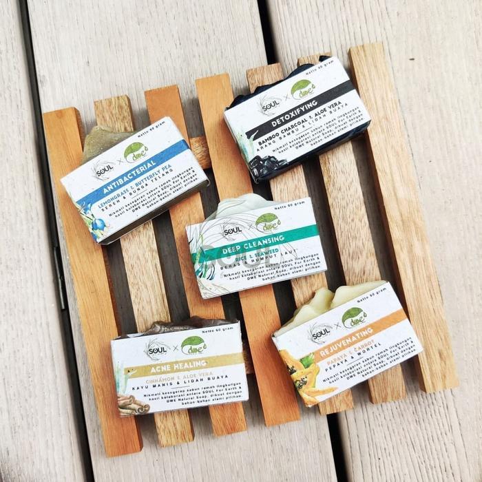 Handmade Natural Soap Soul x DWE/ Sabun Handmade Bahan Alami Organik