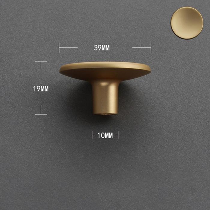 Handle Knob Laci Gold Knob Handle Pull Lemari Minimalis Tarikan Laci