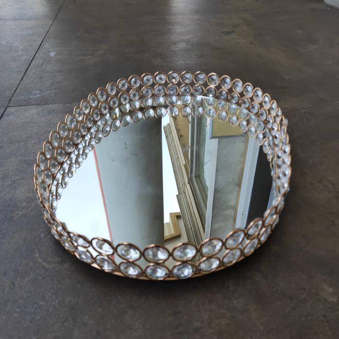 Nampan Kristal / Nampan Kaca / Talenan Seserahan Pernikahan