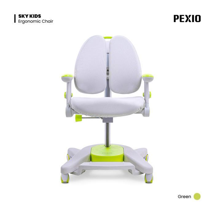 Kursi Ergonomic Anak | Ergonomic Study Chair For Kids | Sky | PEXIO - Green