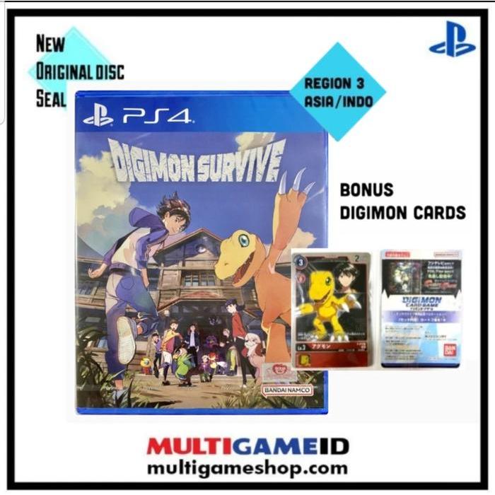 PS4 Digimon Survive +Digimon Card Region 3 English