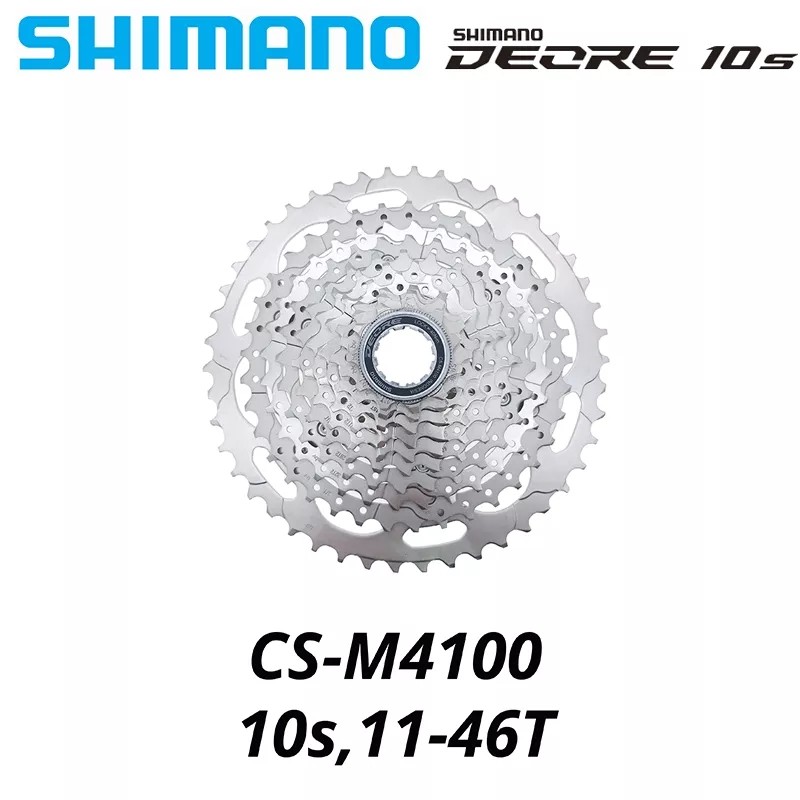 Shimano Deore 10 Speed Bike Cassette M6000 M4100 HG50 CS-M4100 10S 10V SLX XT MTB Mountain Bicycle
