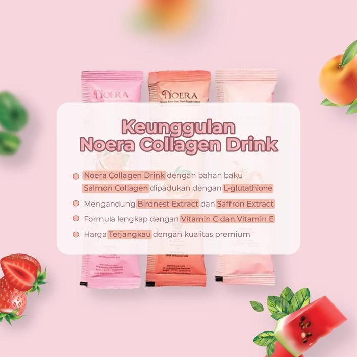 Noera Collagen Drink 1 Box 15 Sachet Original Bpom Halal Serbuk Pencerah Badan Dewasa Pasti Diskon