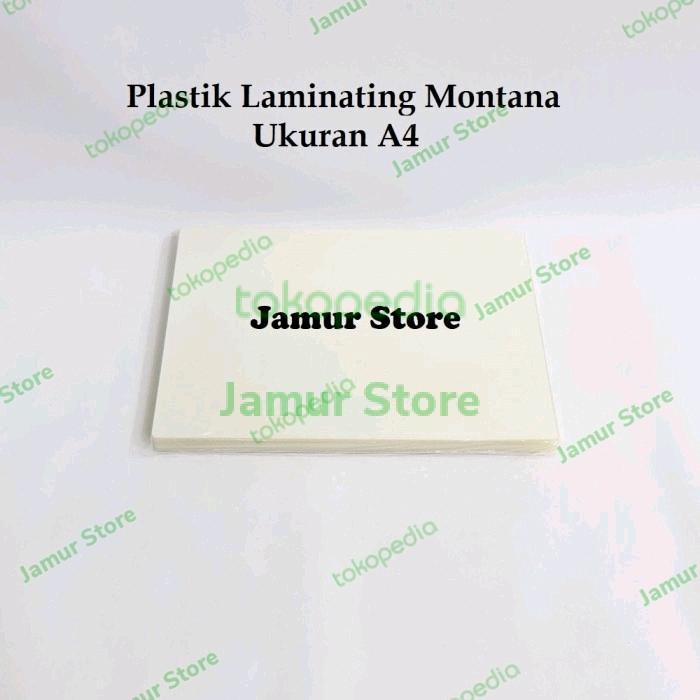 kbr Plastik Laminating A4 Montana 100 Mic Laminating Film Montana A4