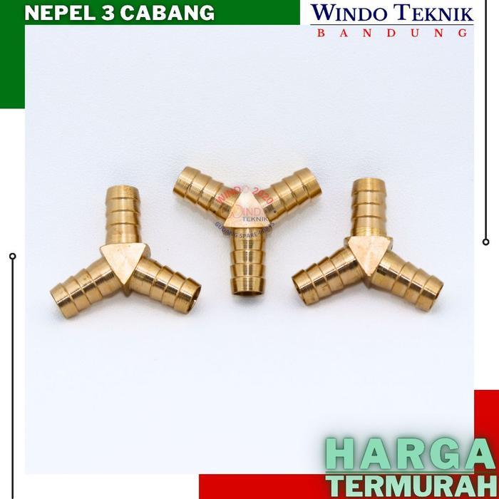 N3W NEPEL CABANG 3 KUNINGAN SELANG GAS SAMBUNGAN KUNINGAN GAS CABANG 3 NEPEL ABANG 3 KOMPOR GAS