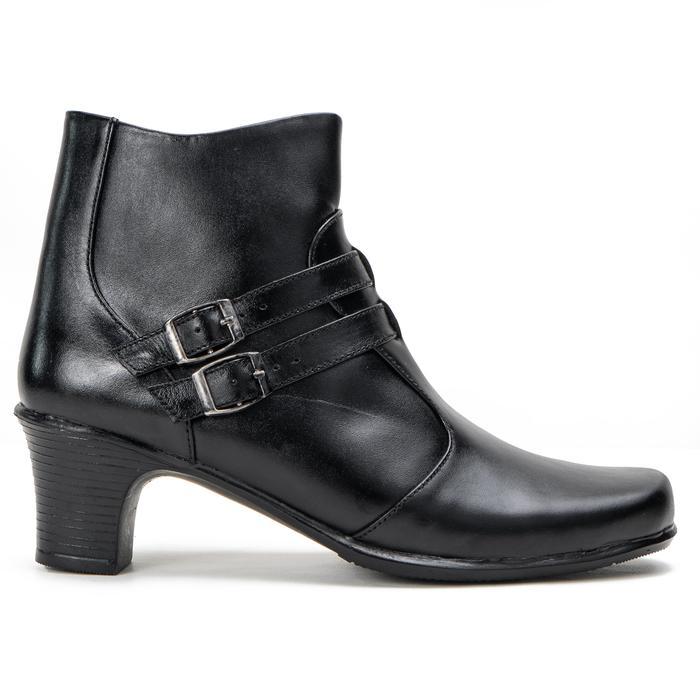 Donatello - Sepatu Boots Formal Wanita Sepatu Boots Heels Sepatu Pantofel Pdh Pdl Boot Hak 5Cm