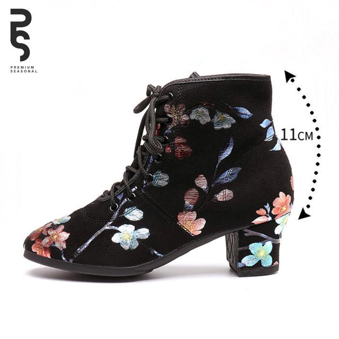 Donatello - Sepatu Boots Dansa Latin / Tari Menari / Sepatu Jalan Lentur