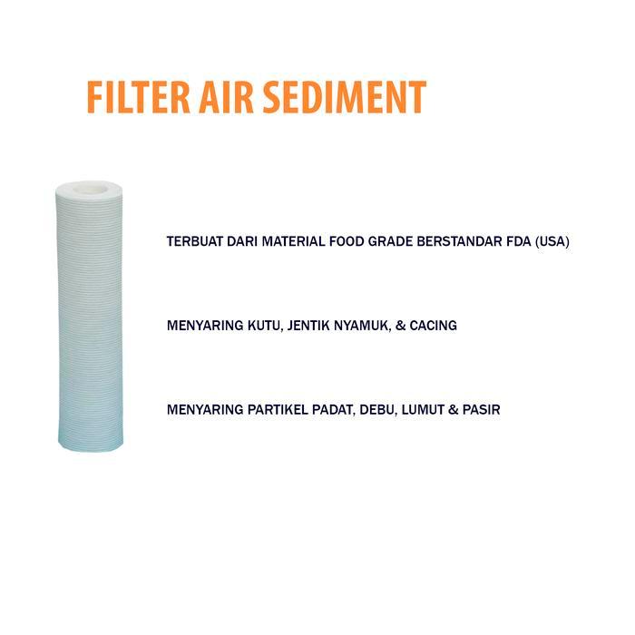 N3W Cartridge Filter Air / Sediment 10" - Nano Filter 03 Micron