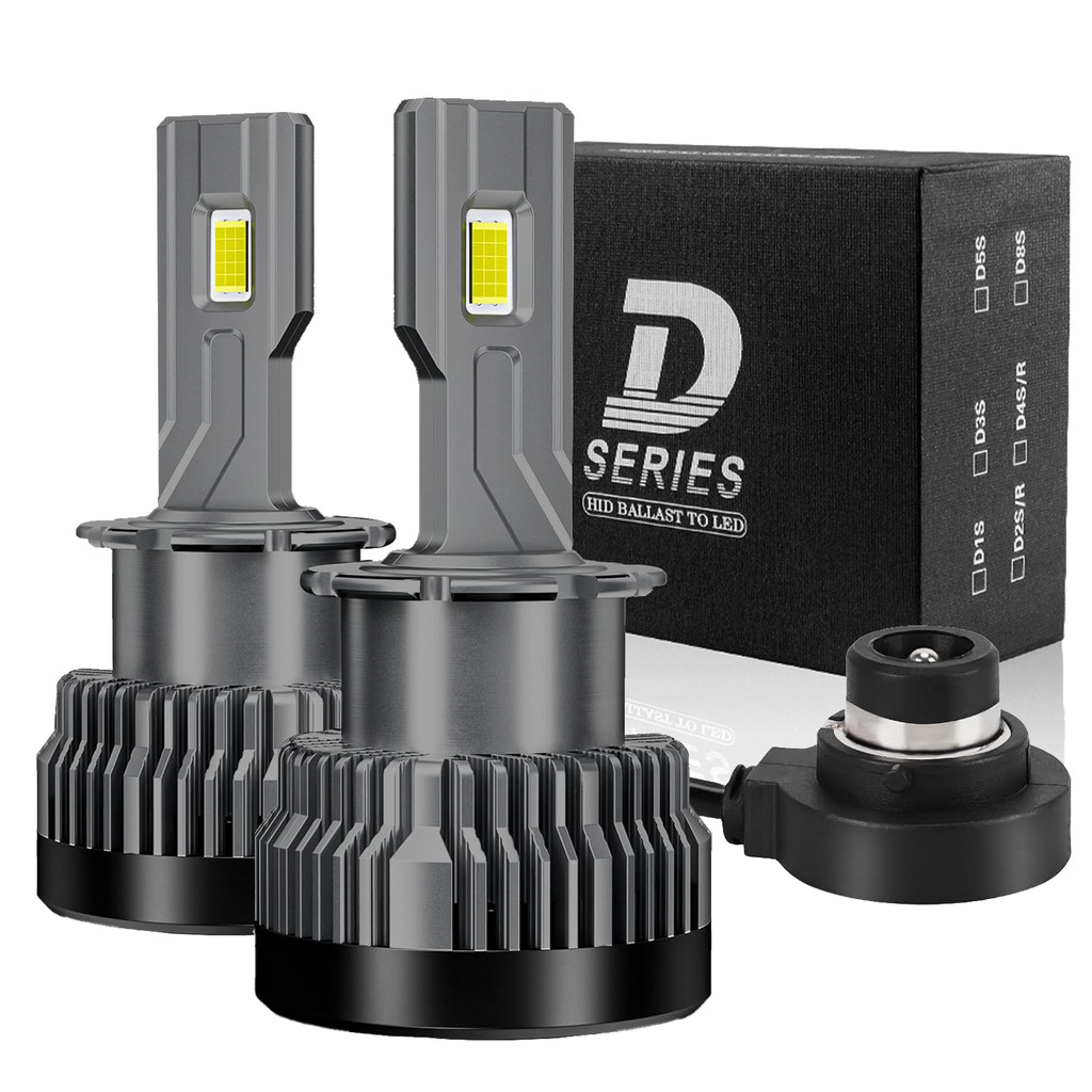 2PCS D2S D4S LED Headlight HID D1S D3S D8S LED Headlamp D2R D4R Bulb 30000LM Xenon Car Light Turbo