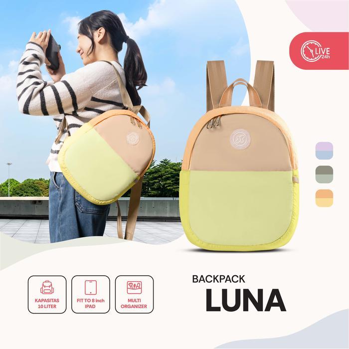 Elizabeth - Tas Ransel Wanita Tas Punggung Laptop Backpack Luna Tas Sekolah Tas Kuliah Wanita