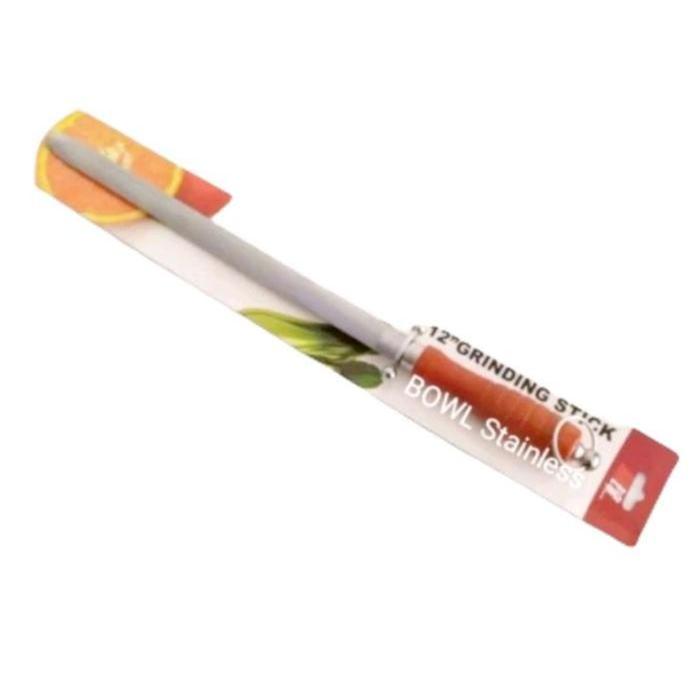 Asahan Pisau Stik Oval Besi Baja Pengasah Honing Bar Sharpening Steel Handle Kayu Terbaik