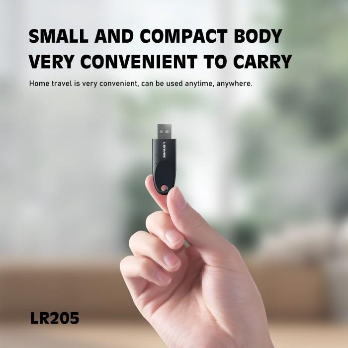 BARU Lenyes LR205 Bluetooth Receiver USB Car Speaker Audio Dongle Wireless V5.1 5V Garansi Resmi 12