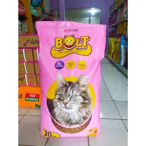 BOLT CAT 20KG MAKANAN KUCING BOLT CAT FOOD 20KG