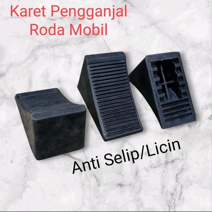 Ganjalan Ban Mobil Parkir - Karet Ganjalan Roda - Ganjalan Mobil - Pengganjal Penahan Ban Mobil -
