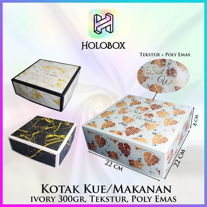 Kotak Kue Box Cake Lunch Ivory Packaging Dus Makanan B77