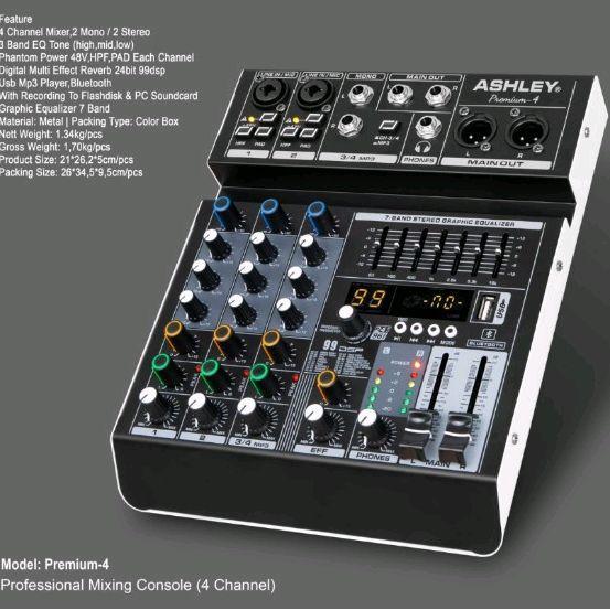 MIXER AUDIO ASHLEY PREMIUM4 PREMIUM 4