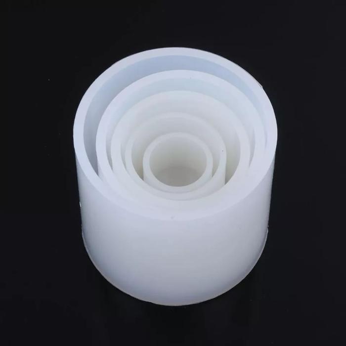 CETAKAN SILIKON RESIN CYLINDER BULAT CANDLE MOLD