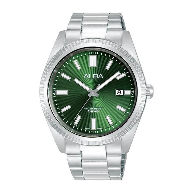 Alba Jam Tangan Couple As9S67 & Ah7Ck9 Quartz Stainless Steel Silver Watch