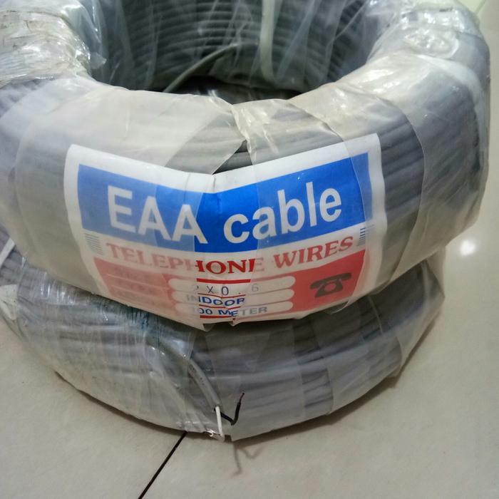 Eaa Kabel Telepon 100M Tembaga Kabel Speaker Walet