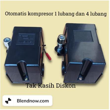 Otomatis Kompresor 1 Lubang 4 Lubang Switch Puma Swan Shark
