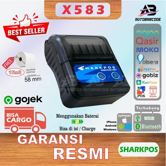 Printer kasir Bluetooth TERMURAH Mini Portable Printer berkualitas