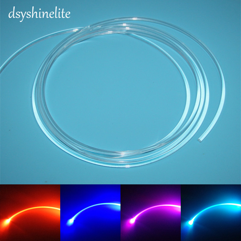 Superbright Optic PMMA Fiber Cable 2.5mm/3.0mm Side Emitting Guiding Light Edge Lighting EL Wire Rep