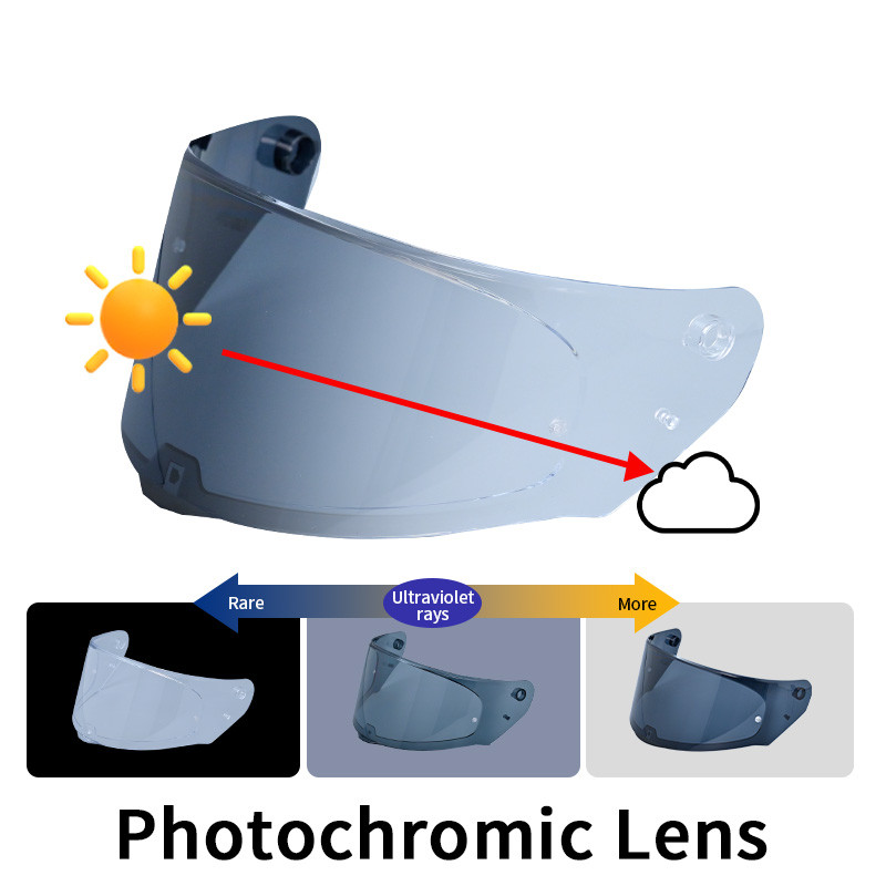 Photochromic Visor For Ls2 Ff320 Stream Ff353 Rapid Ff328 Ff800 Motorcycle Helmet,Sunscreen