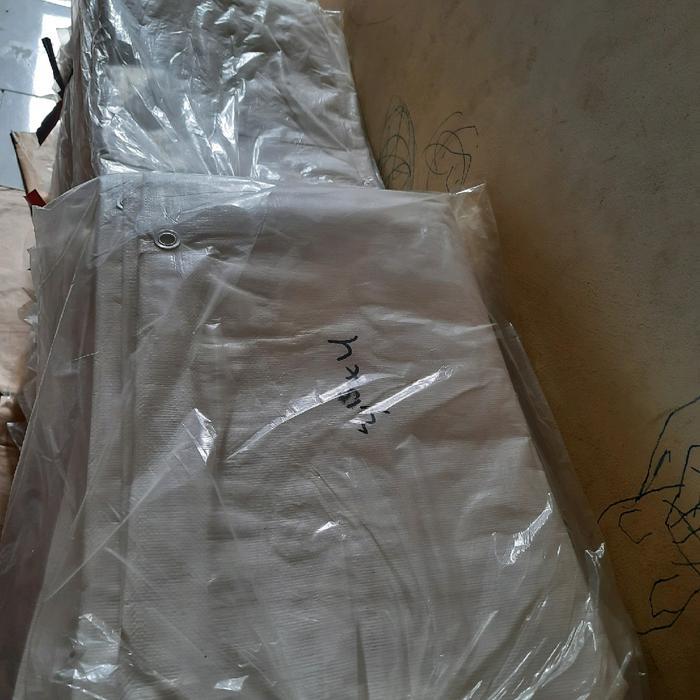 terpal putih terpal tenda putih terpal putih 4x3 meter