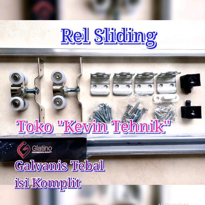 Premium Rel Sliding J4 210 Cm, Rel Pintu Geser, Rel Pintu Sliding 210 Cm Original