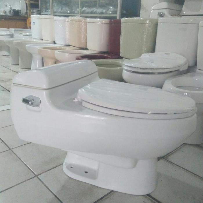kloset duduk TOTO C436 putih(monoblok)