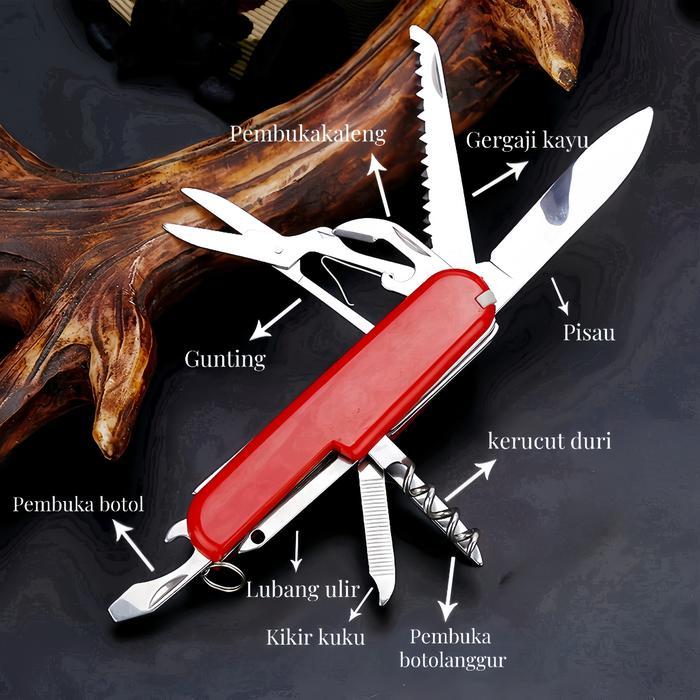 Pocket knife Knifezer Pisau Pocket Knife EDC Multifungsi 11 in 1 knifezer pisau tersembunyi knifezer