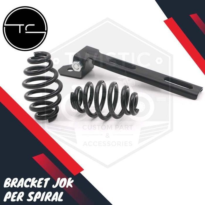 Bracket Per Spiral Springer Jok Single Seat Chopper Bobber Universal
