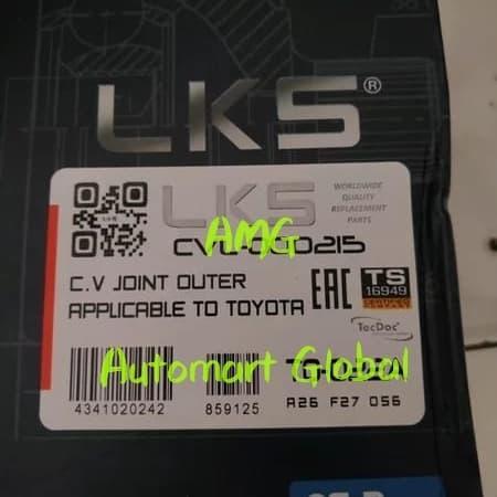 Cv Joint Camry Metik Gigi 26-27 As Roda Camry Metik