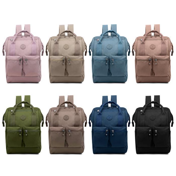 (COD) OPIOBAGS PIOMA RANSEL WANITA / TRAVELLING BAG / RANSEL PIOMA NYLON Backpack