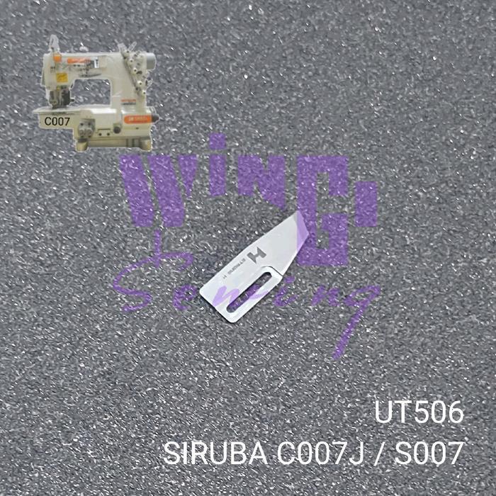 UT506 SIRUBA C007J S007 Pisau Mesin Jahit Overdeck Kam SIRUBA