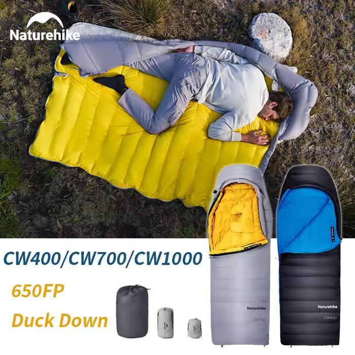 SLEEPING BAG HIKING CAMPING ULTRALIGHT CW1000 DUCK DOWN NATUREHIKE NH22YD002