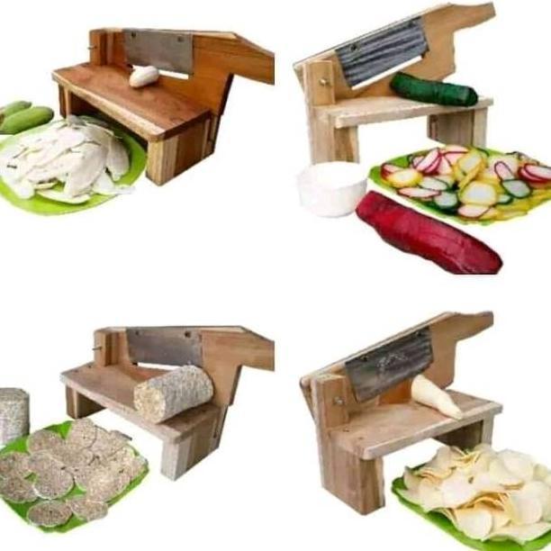 ## ALAT PEMOTONG KERUPUK PENGIRIS KERIPIK SINGKONG KAYU JATI ##