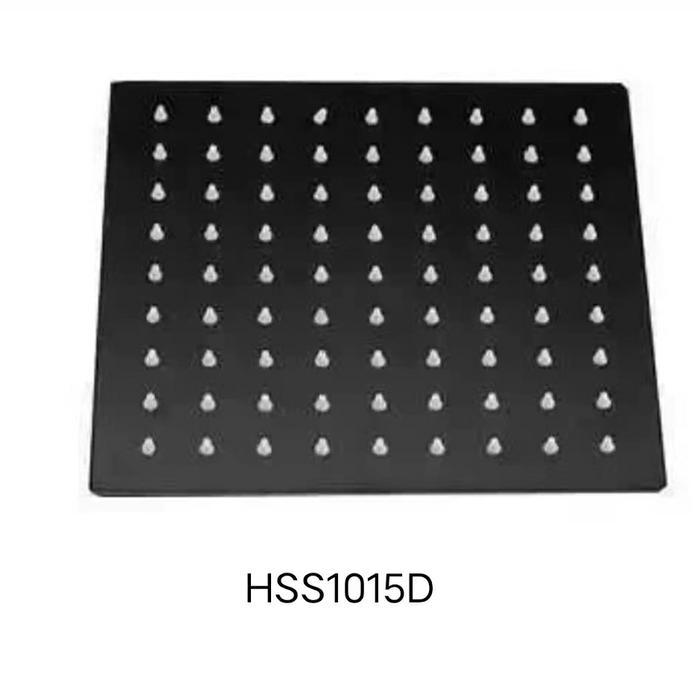 HEAD SHOWER KOTAK HITAM (KEPALA SHOWER ONLY ) / RAIN SHOWER BLACK