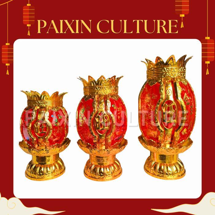 Lilin Jelly Wang Lai Emas Merah / Lilin Jelly Onglai / Nanas Emas / Lilin 2 hari , 3 hari, 5 hari