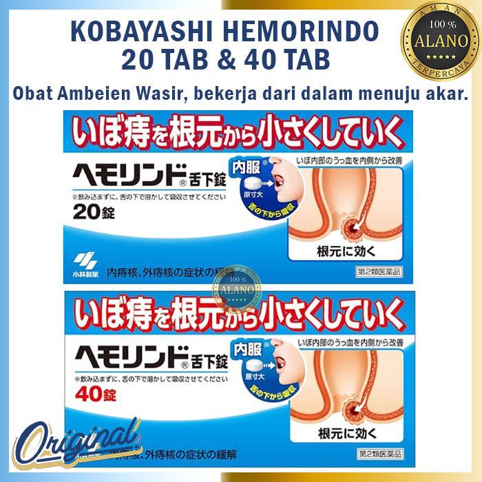 Kobayashi Hemorindo Sublingual Obat Ambeien Wasir Original Japan