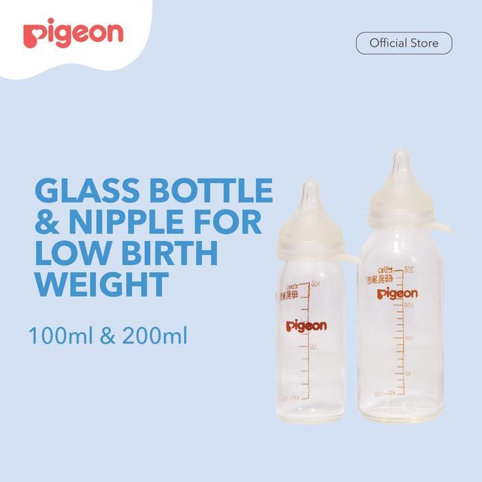 TERLARIS Pigeon Botol Kaca dan Dot Khusus Bayi Prematur - Untuk Bayi prematur - Lavie baby house