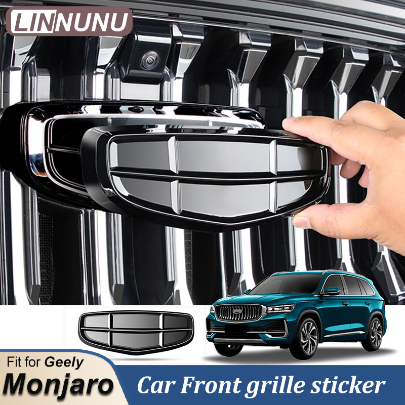 Linnunu Fit For Kx11 Geely Monjaro Xingyue L Car Steering Wheel Logo Cma Front Grille Badge Emblem