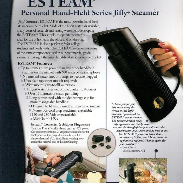Jiffy Steamer Esteam USA