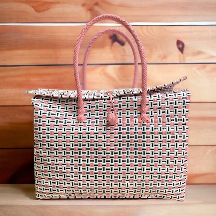 "New" Tas Jali Jumbo Keranjang Belanja XXL Tutupan Model Terbaru Tas Wanita Muat Beban Isi 12Kg