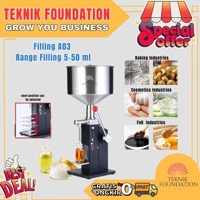 Mesin Filling Cairan Pasta Cream Manual | Filling Machine A03