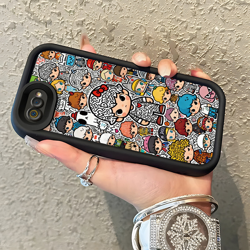 Casing Hp Untuk Realme C2 Realme C2s OPPO A1K Case Casing pola boneka Cesing HP Kesing mata langit t