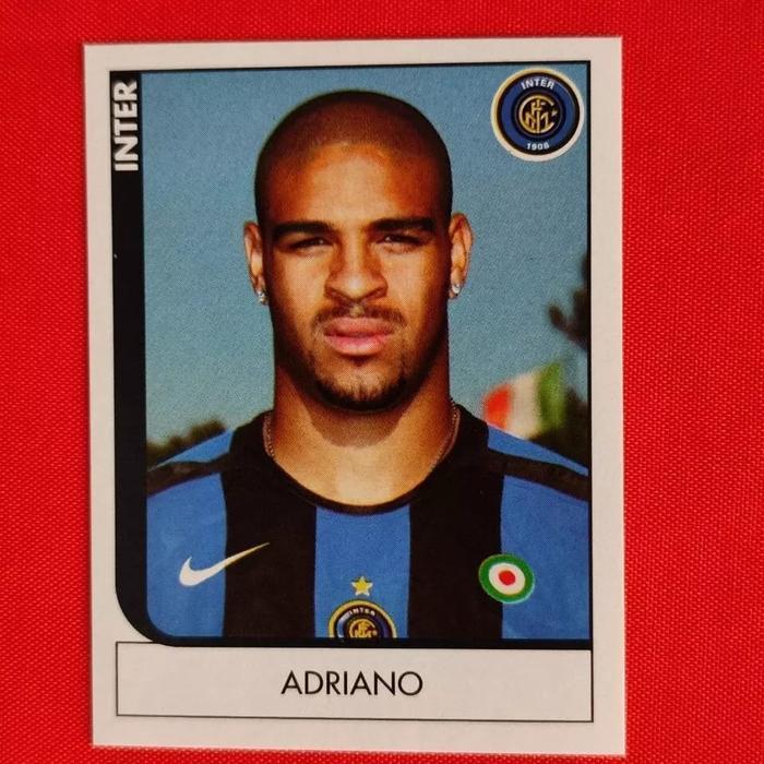13PCS NEW PANINI FOOTBALLERS 2004-05 FIGURE ADRIANO (INTER)